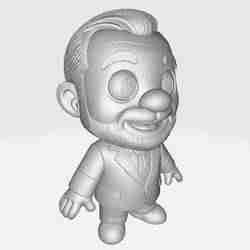 President Lula Cartoon (In Suit)