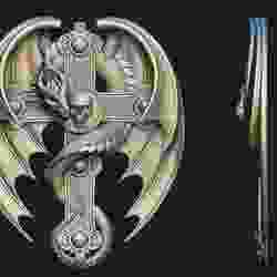 Dragon Cross Relief