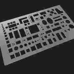 stencil ruler 3D MODEL