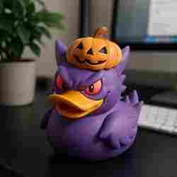 Rubber Duck - Gengar - Pokemon model - 3D print