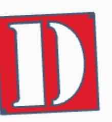 LETTER D STENCIL
