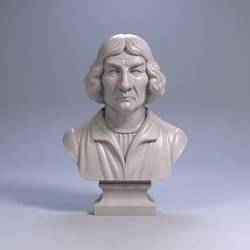 Nicolaus Copernicus Bust Renaissance Astronomer Printable STL File