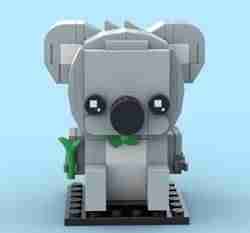 3D Printed LEGO-Style Koala