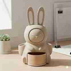 Bunny Desk Organizer 🖊️📚