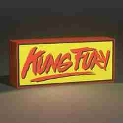 Kung Fury Fan Art Lightbox Lamp Sign