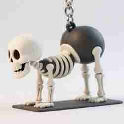 skeleton keychain