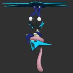 mega greninja pokemon stl