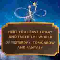 Disney Plate Door Sign