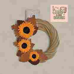 Autumn wreath halloween wall decor - cults exclusive