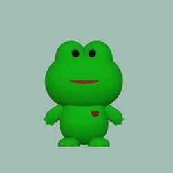 A magical frog full of luck! 🍀✨