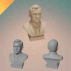 Charlie Kirk Bust – 3D Printable Political Figure Sculpture for Display, Satire, or Collectible Use