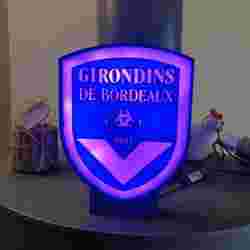 GIRONDIS DE BORDEAUX SOCCER LOGO / ILLUMINATED OR NOT
