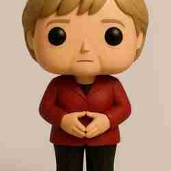 Angela Merkel Funko Pop Style Figurine – 3D Print STL