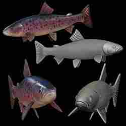 rainbow trout / Oncorhynchus mykiss fish model for 3D printing