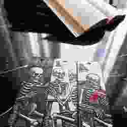 Skeleton Café Bookmarks – Coffee & Chill