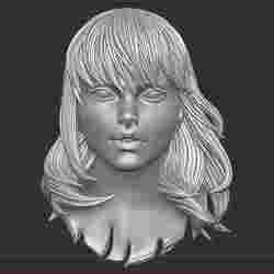 Gwen Stacy head sculpt for articulated action figures