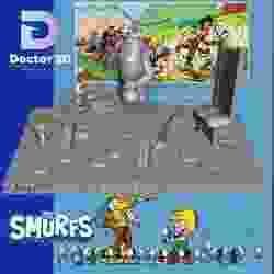 the smurfs and the wizard Homnibus -diorama