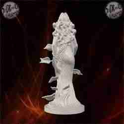 Floral Goddess with Flowing Rose – SoliDRawinGs SG835