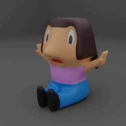Big Nose Girl Doll