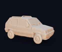 Fiat Panda 1 – Easy Print STL, 1991–1996 3-Door 4x4 Hatchback Model