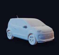 Volkswagen Up! 1 – Easy Print STL, 2011–2016 3-Door Hatchback Model