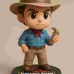 jurassic park characters chibi stl v1