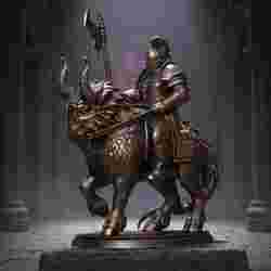 Horned Vanguard – Free Fantasy Beast Rider STL