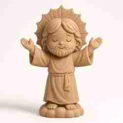 JESUS - CANDLE / CHIBI / KAWAI / CANDLE