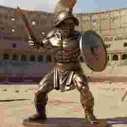 Roman Arena Champion – Combat-Ready Gladiator 3D Print