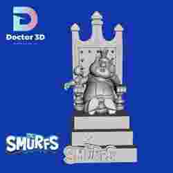 the smurf and the king-diorama