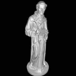 Saint Francis of Assisi Standing – 3D Printable Statue (STL)