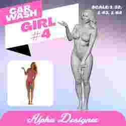 GIRL CAR WASH #4 1/64 1/43 1/32