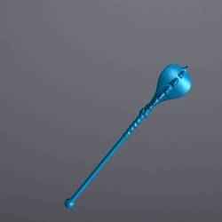 Masters of the Universe New Eternia Skeletor Throne Snake Rod for Diorama