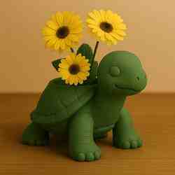 Turtle Planter – Cute 3D Printable Flower Pot