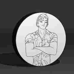 abby saja boys kpop demon hunters lightbox /abby saja boys las guerreras k-pop las guerreras k-pop light box