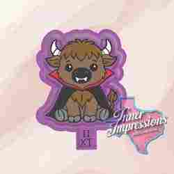 Vampire Highland Cow Freshie Mold