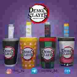 MILKSHAKE DEMON SLAYER GLASSES / PACK 13 GLASSES
