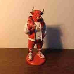 Benny the Bull Statue – Chicago Bulls Mascot Urban Vibes 3D Printable Sculpture