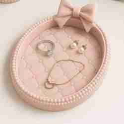 Elegant Coquette Bow Jewelry Tray – 3D Printable Catchall for Rings, Earrings & Bracelets