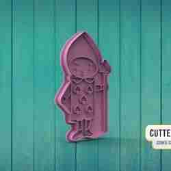 Card Soldier Alice Cookie Cutter M1