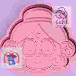 Day of the Dead Female Skull Cookie Cutter (Calavera del dia de los muertos)