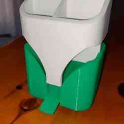 Drainer for cutlery
