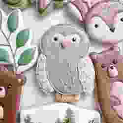4 sizes - Owl Woodland Hedwig Cookie Cutter - SHARP cutting edges - So Versatile!