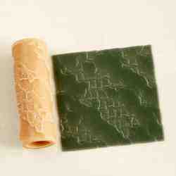 Snow-Covered Roof Tiles Texture Roller STL File no.3 – Seamless Texture Roller for Clay, Pottery, Fondant and Crafts
