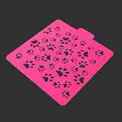Stencil pet prints 100mm