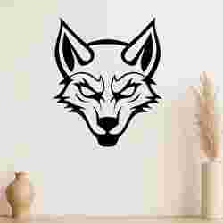 Tête de renard stylisée pour décoration murale / Stylized Fox Head for Wall Decoration