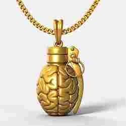 grenade pendant charm