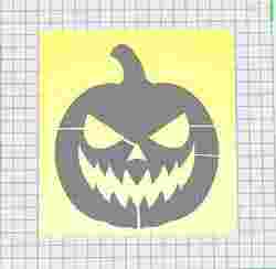Halloween window painting template