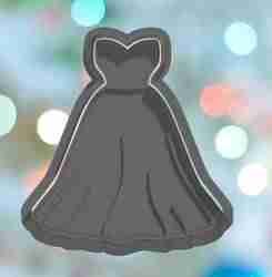 Wedding Dress Cookie Cutter