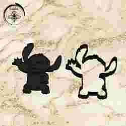 cookie cutter, cookies Stitch waving